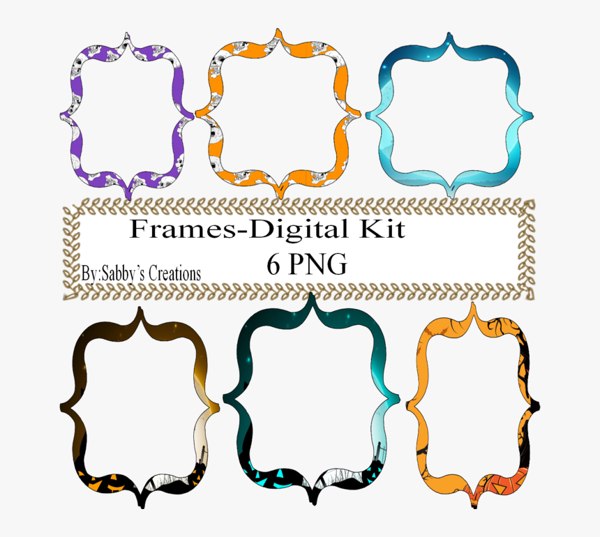 Frames Shapes 1q Digital Kit Jewelry Tag Clipart Gift, HD Png Download