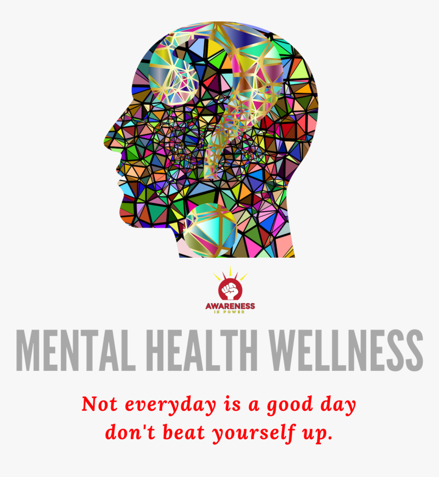 Brain Mental Health Art, HD Png Download