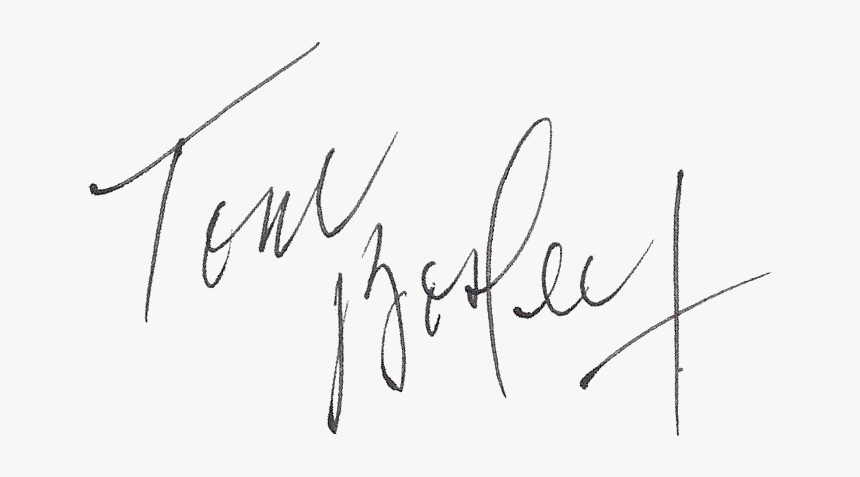 Tom Bosley - Calligraphy, HD Png Download