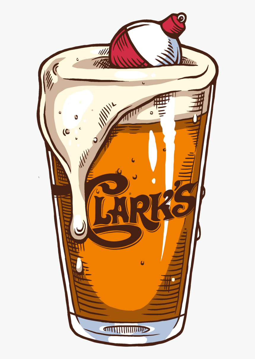 Beer And Bobber Illustration With Logo Color - Beer, HD Png Download
