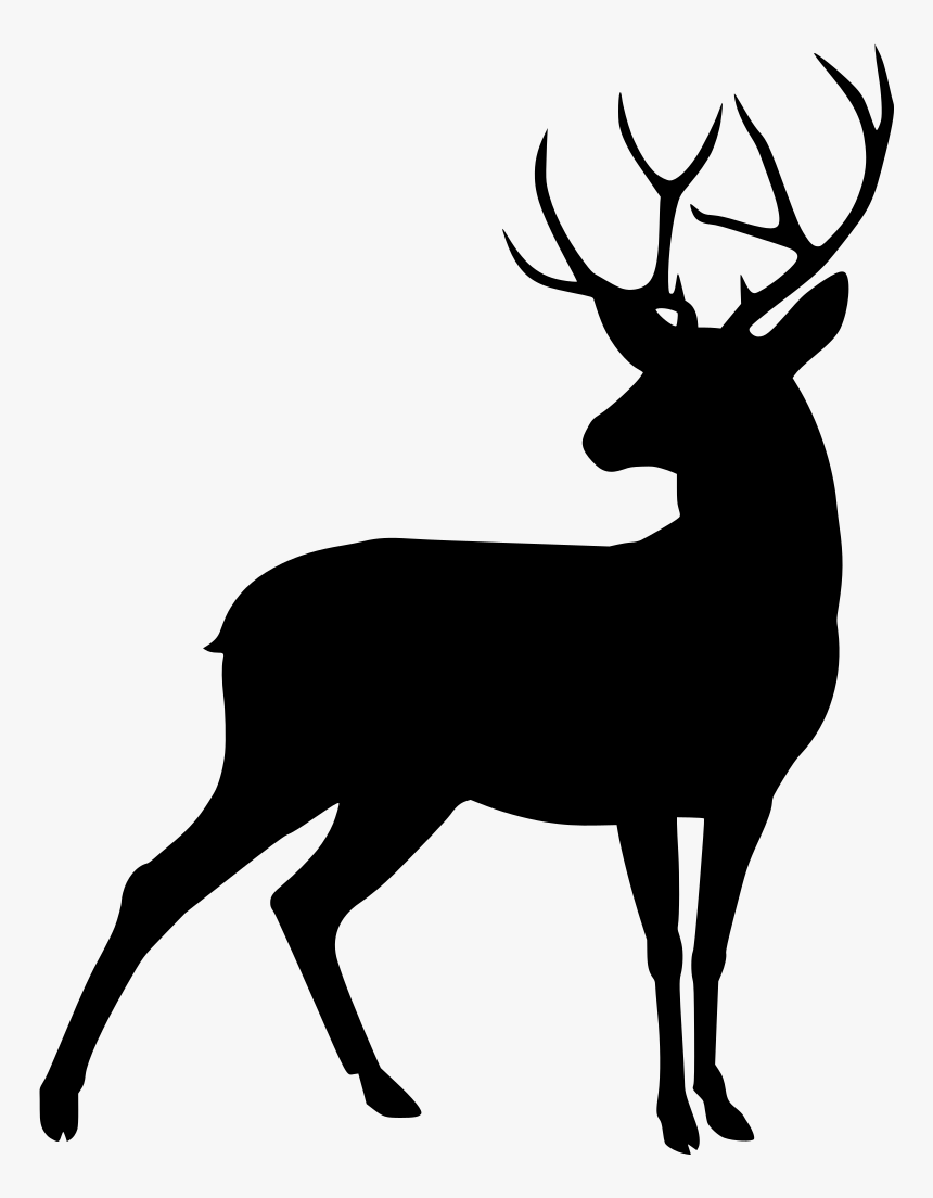 Deer Silhouette, HD Png Download
