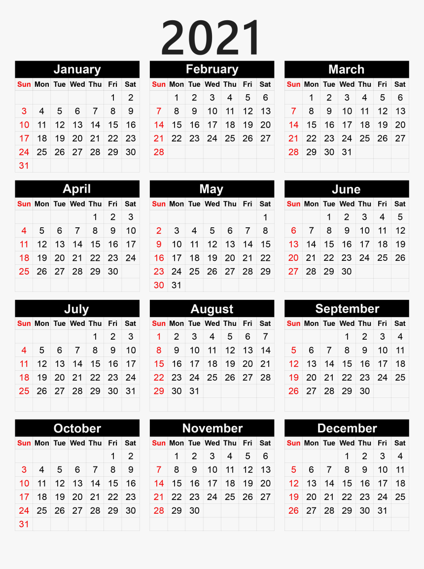 2021 Wallet Size Calendar Huts Calendar