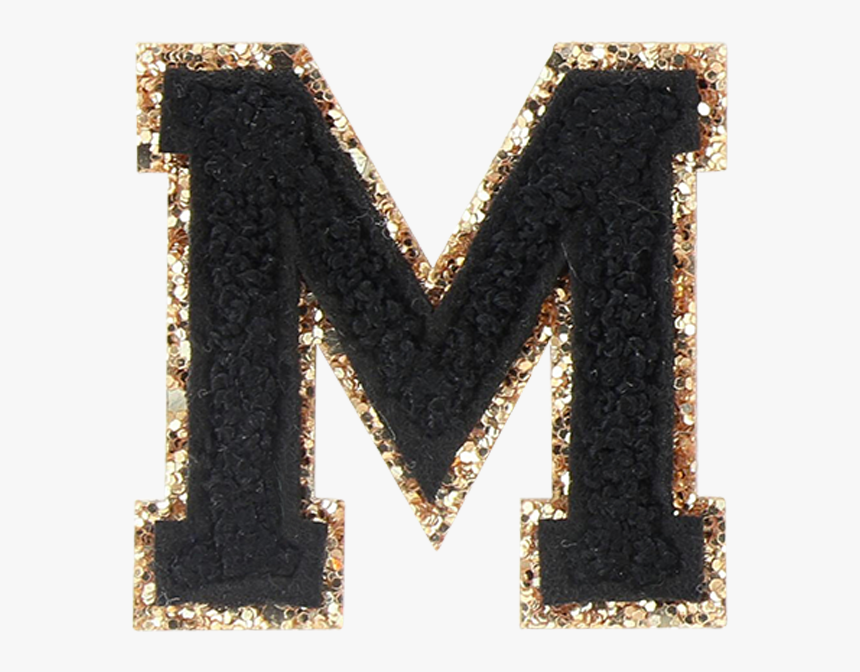 Noir Glitter Varsity Letter Patches - Emblem, HD Png Download