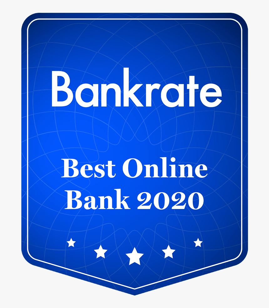 Best Online Bank Of 2020 By Bankrate - Graphic Design, HD Png Download