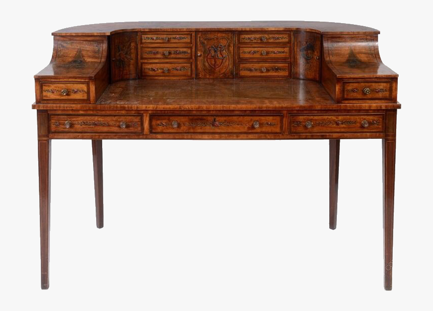 #vintageaesthetic #desk #furniture #png #polyvore #freetoedit - Writing Desk, Transparent Png