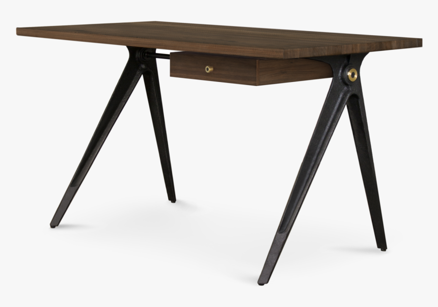 Compass Desk Single Drawer - Writing Desk, HD Png Download