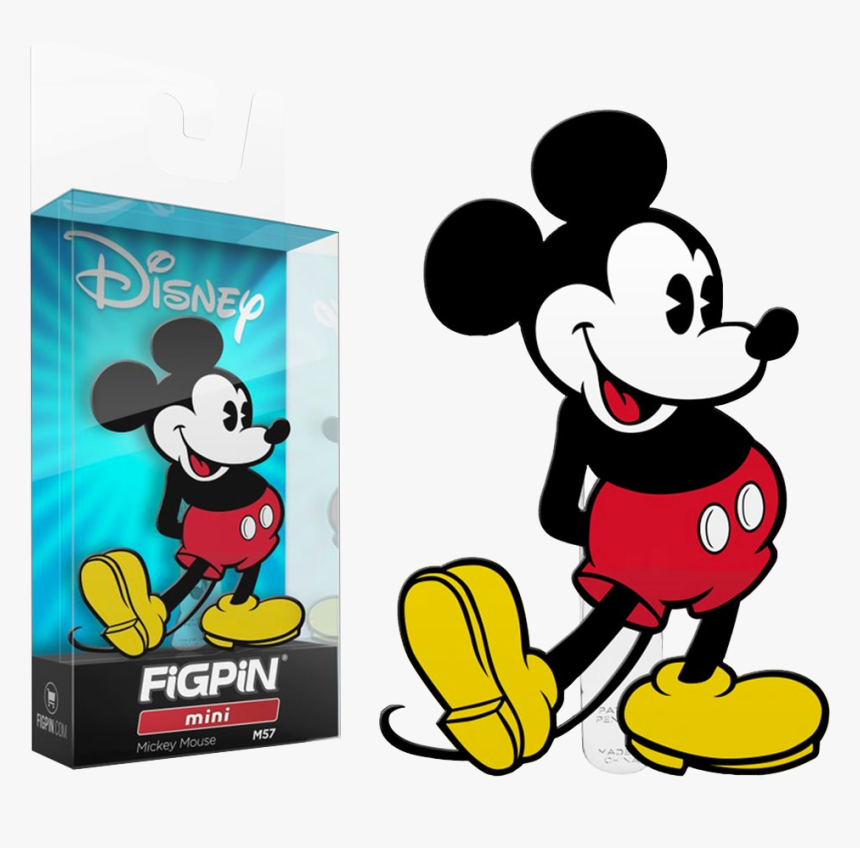 Mickey Mouse Figpin Mini Enamel Pin - Mickey Mouse, HD Png Download