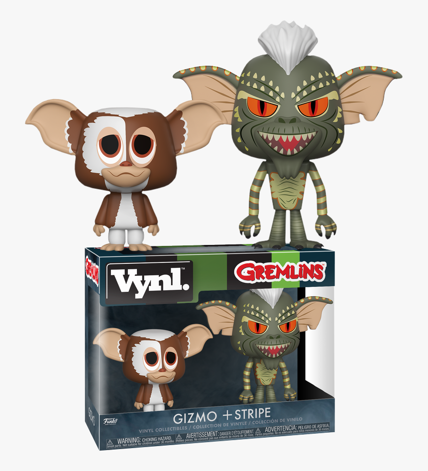 Gizmo & Stripe Vynl - Funko Pops Gremlins, HD Png Download