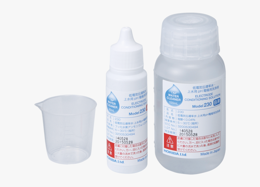 Electrode Cleaning Solution - Plastic Bottle, HD Png Download