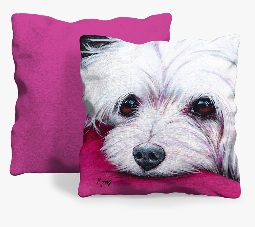 Front And Back Of Pillow - Maltese, HD Png Download