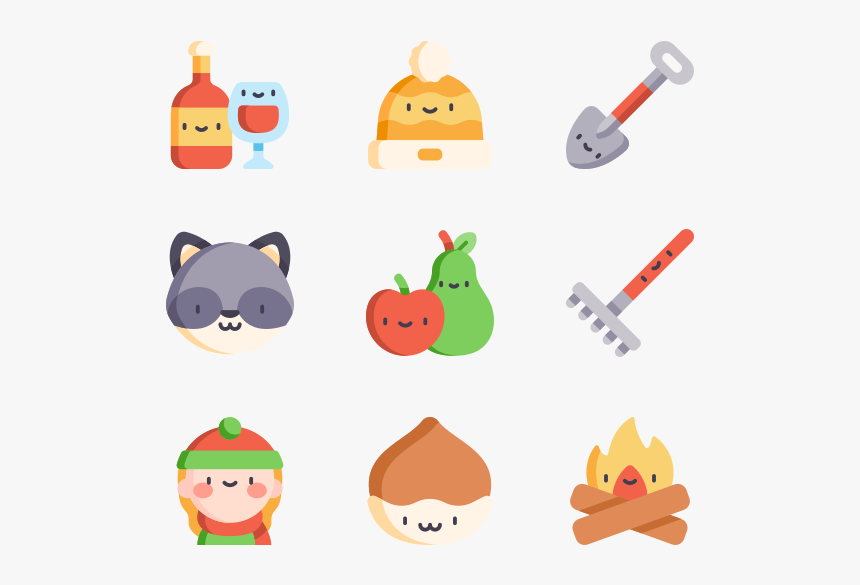 Autumn Icon Vector Png, Transparent Png