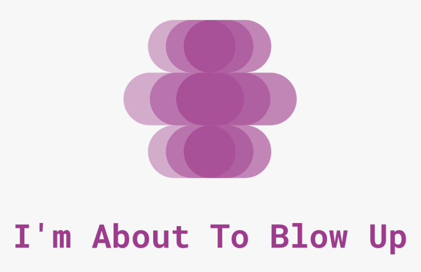 I M About To Blow Up - Graphic Design, HD Png Download