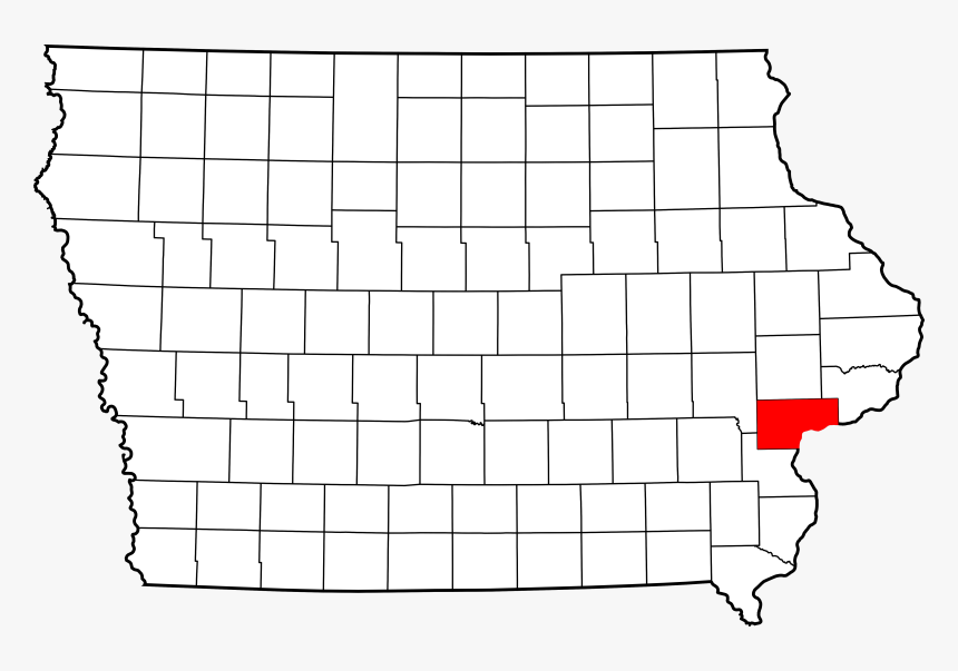 Muscatine Iowa On Map, HD Png Download