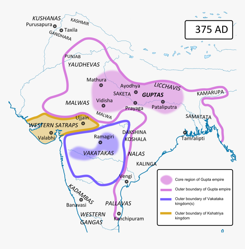 Gupta Empire, HD Png Download