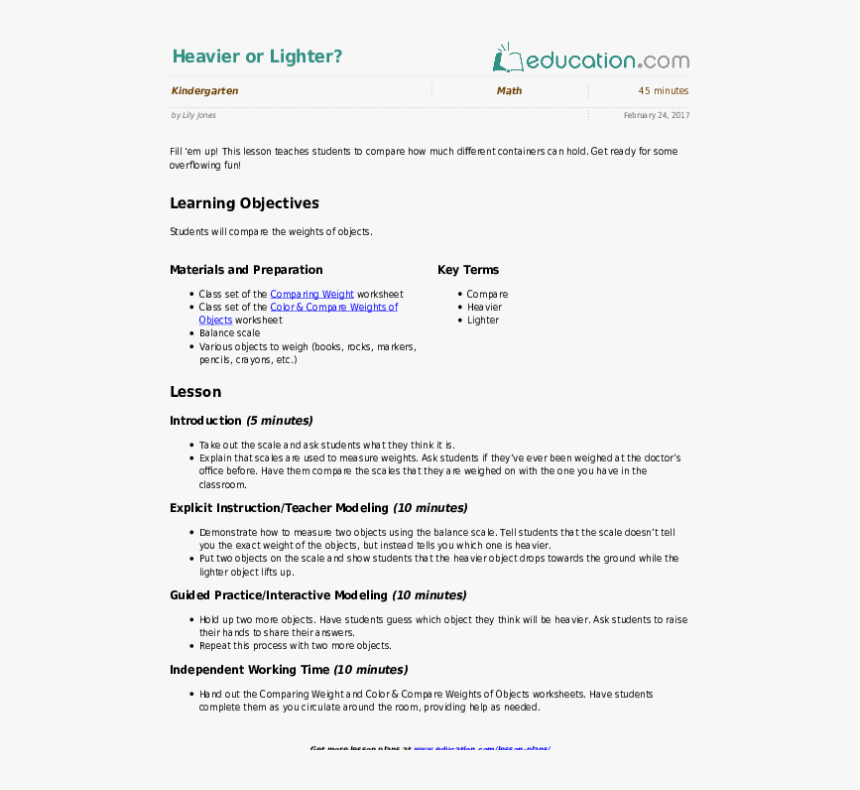 Heavier Or Lighter - Color Changing Milk Objectives, HD Png Download