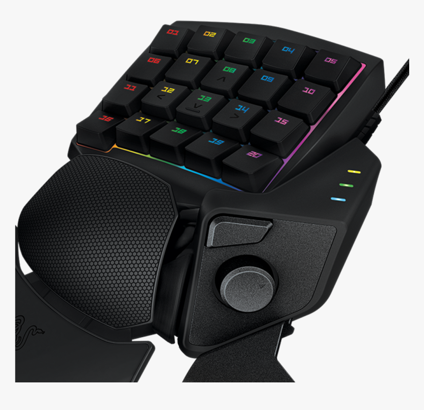Adjustable Hand Razer Orbweaver Chroma Thumb And Palm-rest - Razer Orbweaver, HD Png Download