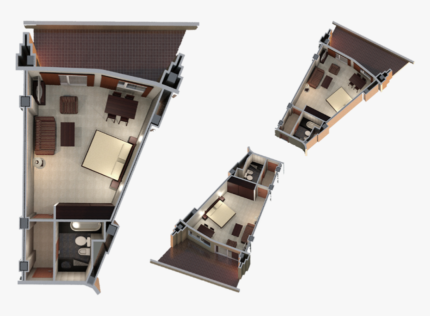 Habitacion Familiar De Hoteles Planos, HD Png Download