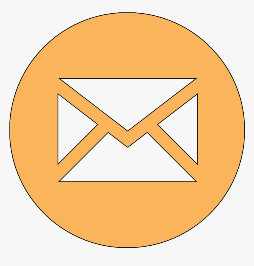 Mailbox Icon - Email Logo Black Background, HD Png Download