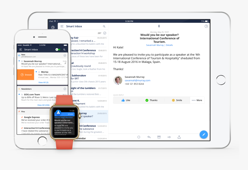 Ios Mail App Ipad, HD Png Download