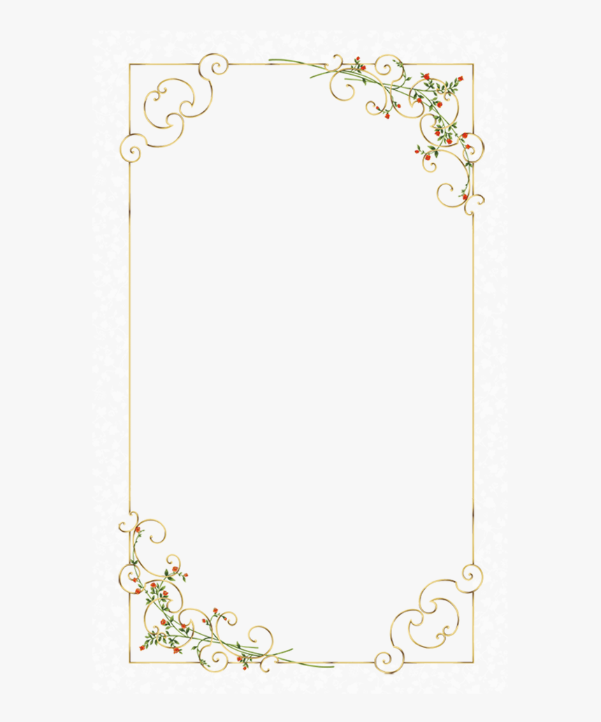 Snowflake Border Wire Edge Angle Flower Box Png Download - 邊框 圖 庫, Transparent Png
