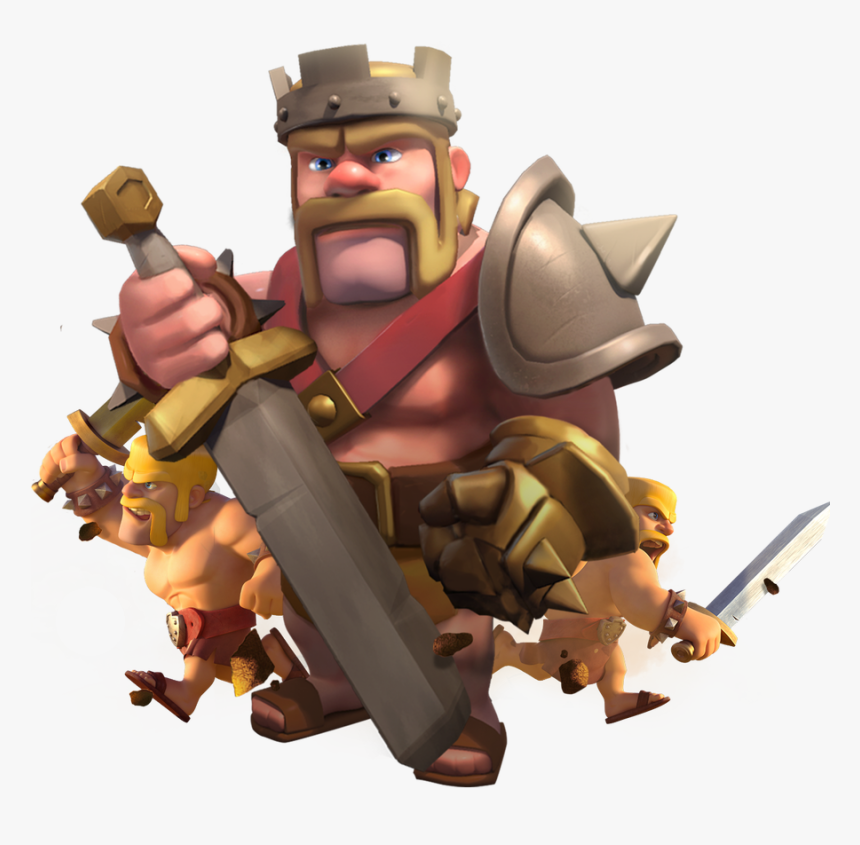 Clash Of Clans Barbarian King, HD Png Download
