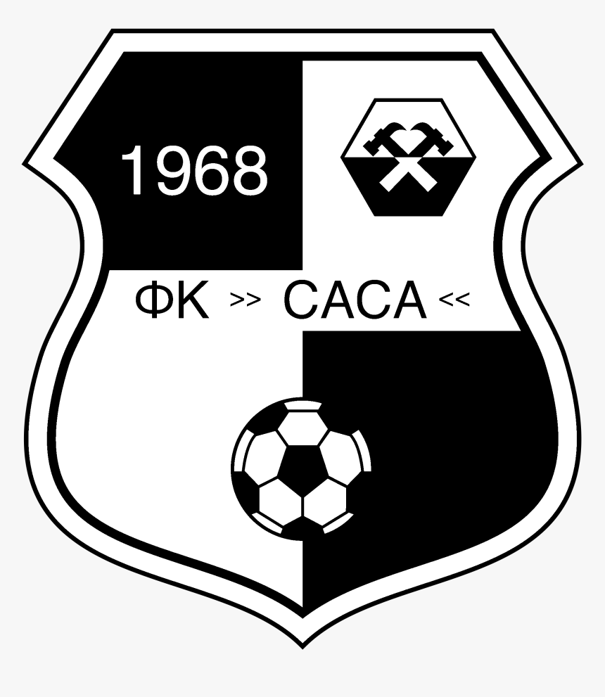 Sasa Logo Black And White - Fk Kamenica Sasa, HD Png Download