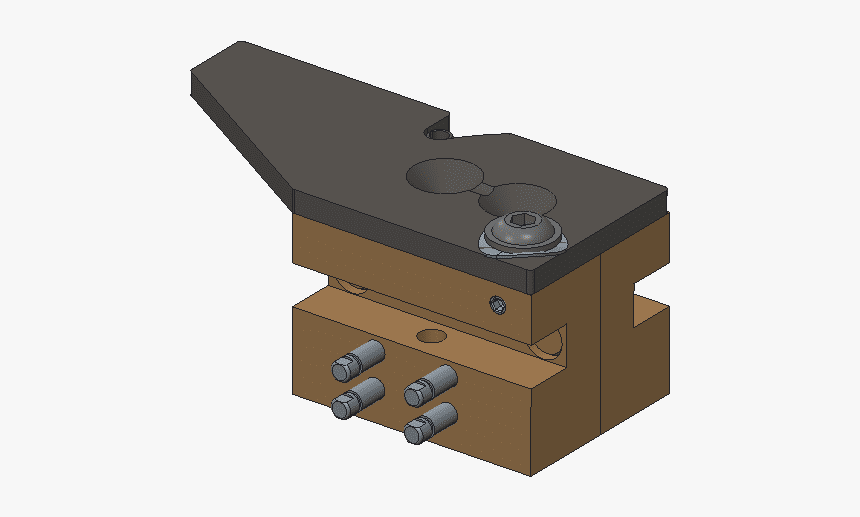2 Cavity Hollow Point Mold - Wood, HD Png Download