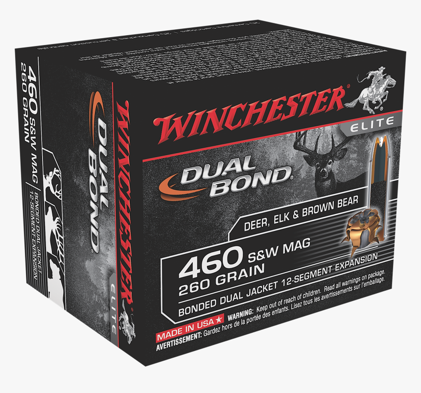 500 S&w Hunting Ammo, HD Png Download