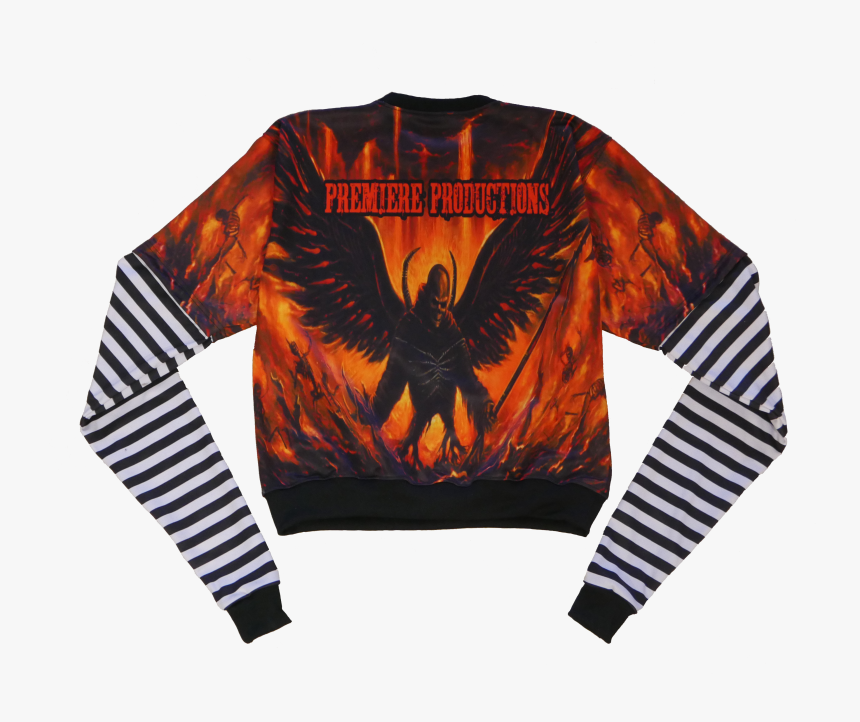 Image Of Hellfire Crewneck - Ovo Striped Long Sleeve, HD Png Download
