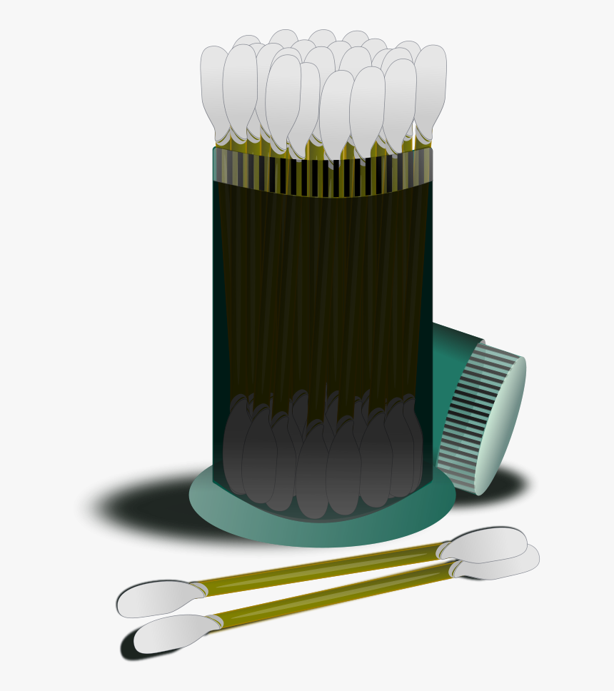 Ear Bud Pack Svg Clip Arts - Cotton Buds Cartoon, HD Png Download