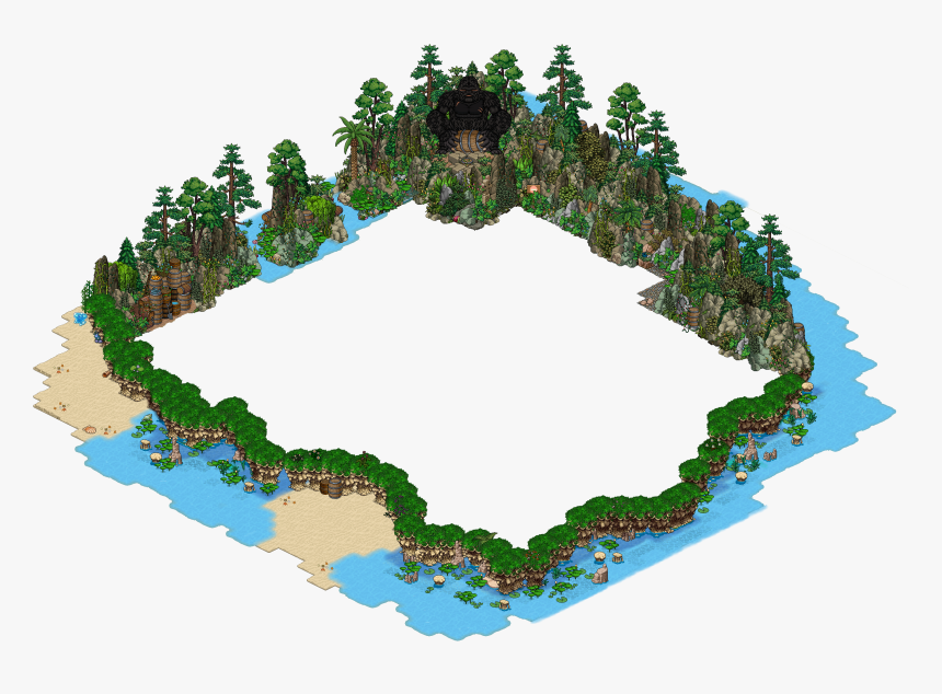 Donkey Kong Kamer, Bewerkt 2 - Map, HD Png Download