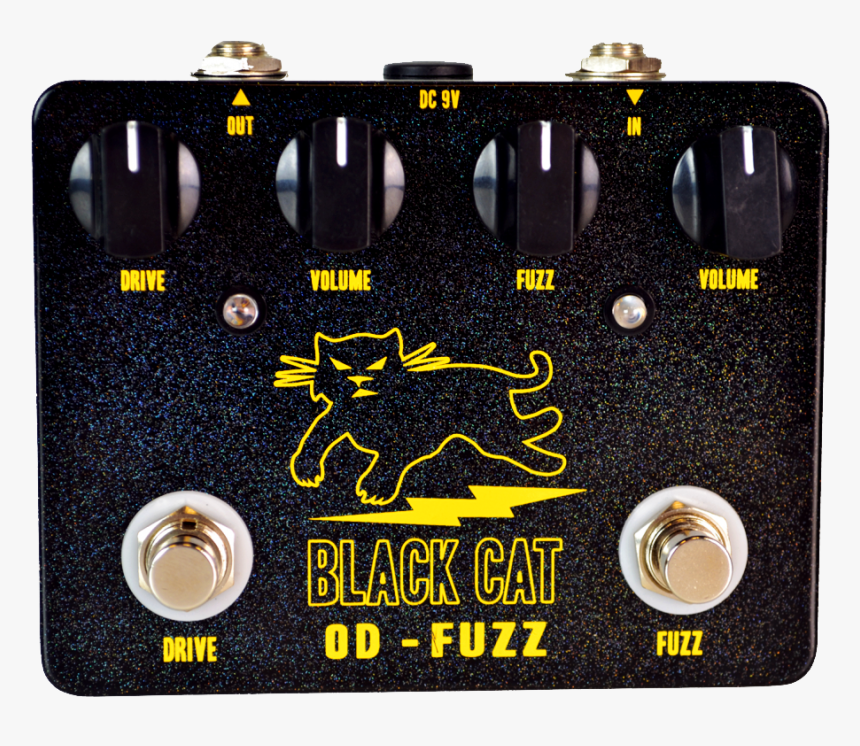 Black Cat Pedals Od-fuzz - Black Cat Pedals, HD Png Download