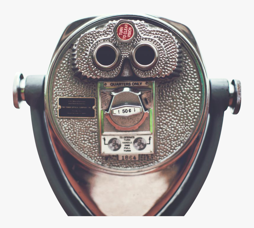 Viewer Touristscenic Vintage Look Spy - Lookout Binoculars, HD Png Download