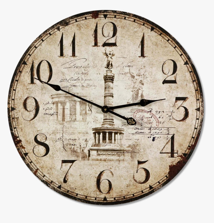 #vintageclocks - Transparent Old Clock, HD Png Download