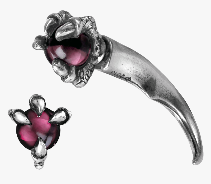 Orb And Dragon Claw Ear Stud - Body Jewelry, HD Png Download