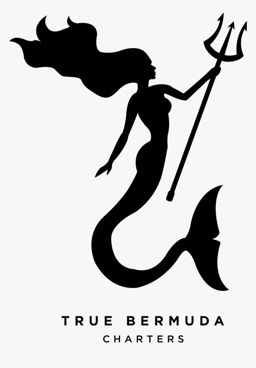 Transparent Mermaid Silhouette Png - Illustration, Png Download