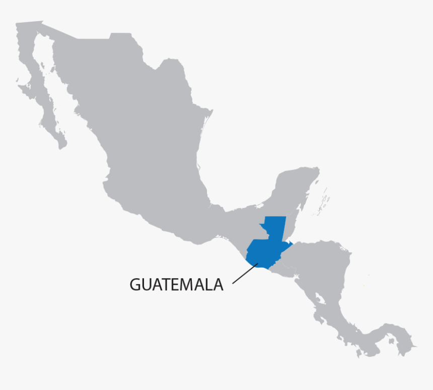 Guatemala - Country Mexico In Black And White, HD Png Download