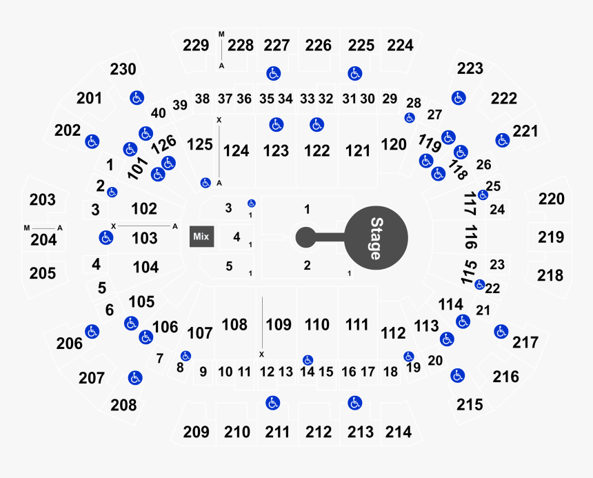 Save Mart Center Section 101, HD Png Download