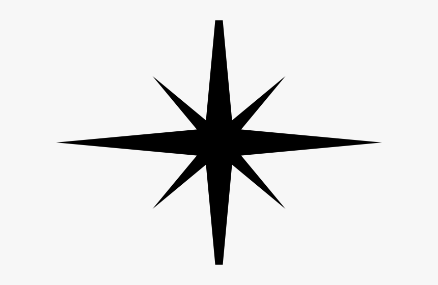 Silhouettes Clipart Christmas Star - Red Las Vegas Sign Transparent, HD Png Download