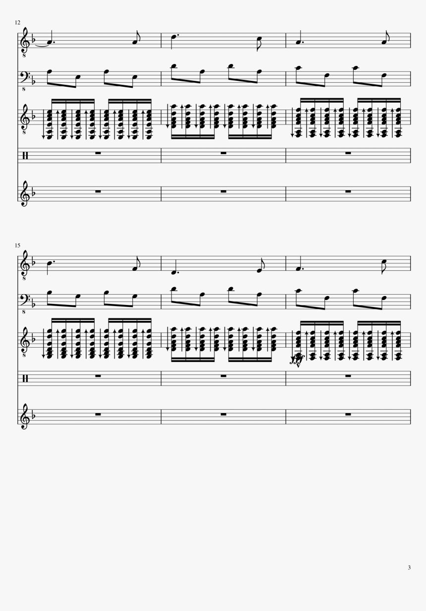 Rango Slide, Image - Sheet Music, HD Png Download