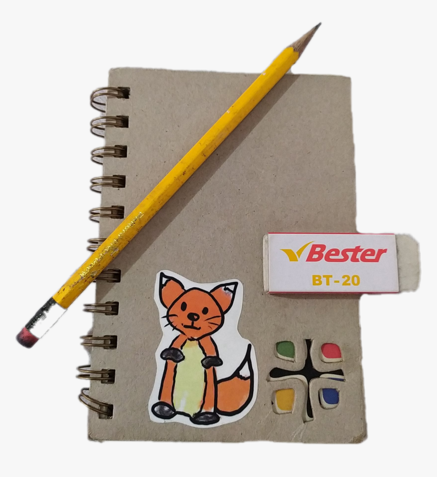#sticker #utiles #cuaderno #escolar #lapiz # Libreta - Cartoon, HD Png Download