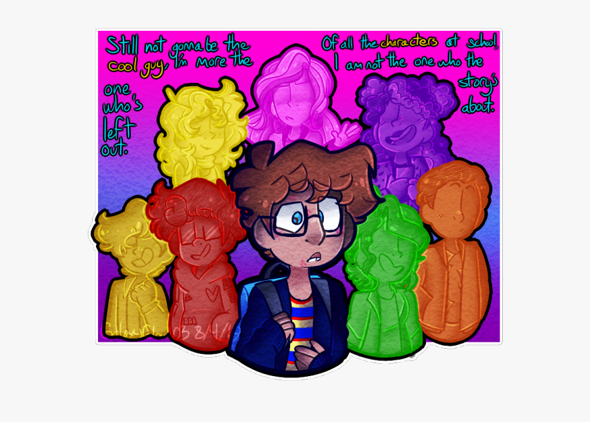 Cast Of Be More Chill - Illustration, HD Png Download