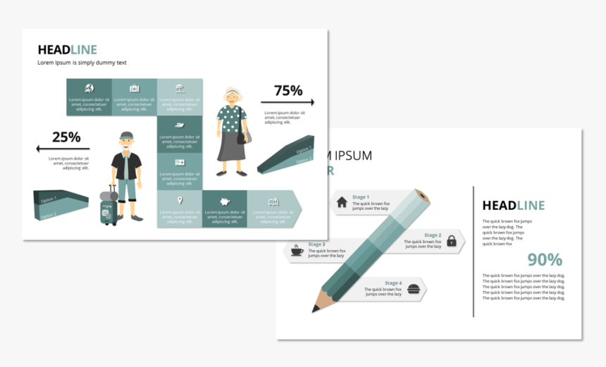 Flowchart With Detalied Editable Illustrations Of People - Website, HD Png Download