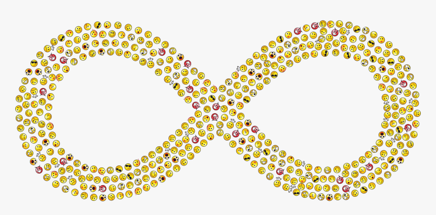 Infinity Symbol Vector Png - Triangulos En Un Circulo, Transparent Png