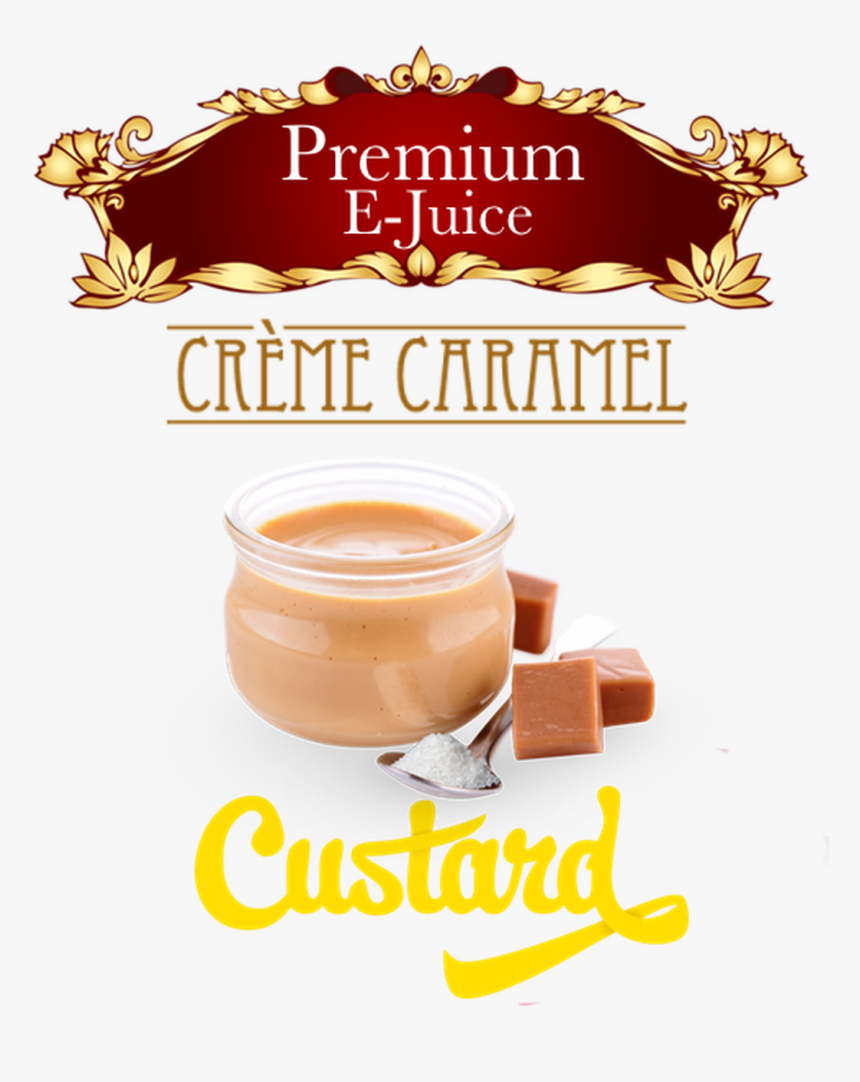 Double Creme Caramel Custard Premium Ejuice - Banner Clipart Png, Transparent Png