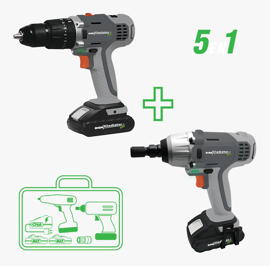 Taladro Inalambrico Gladiator Pro, HD Png Download