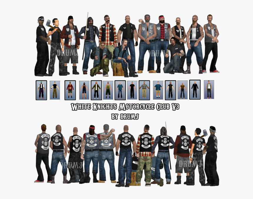 Image - White Knight Mc, HD Png Download