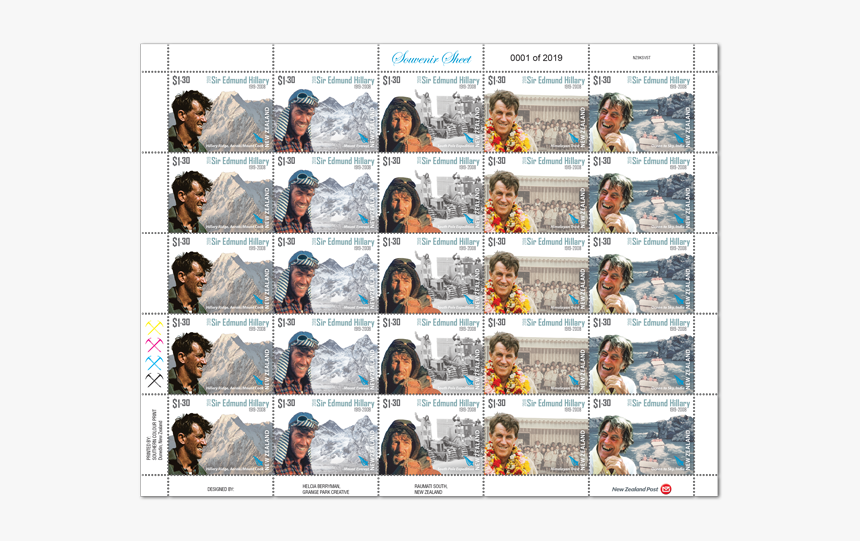 Nz Edmund Hillary Stamp, HD Png Download
