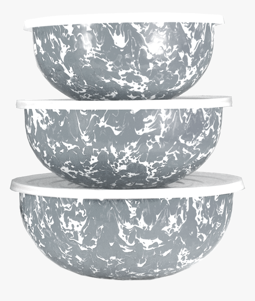 Grey Swirl Pattern - Mixing Bowl, HD Png Download