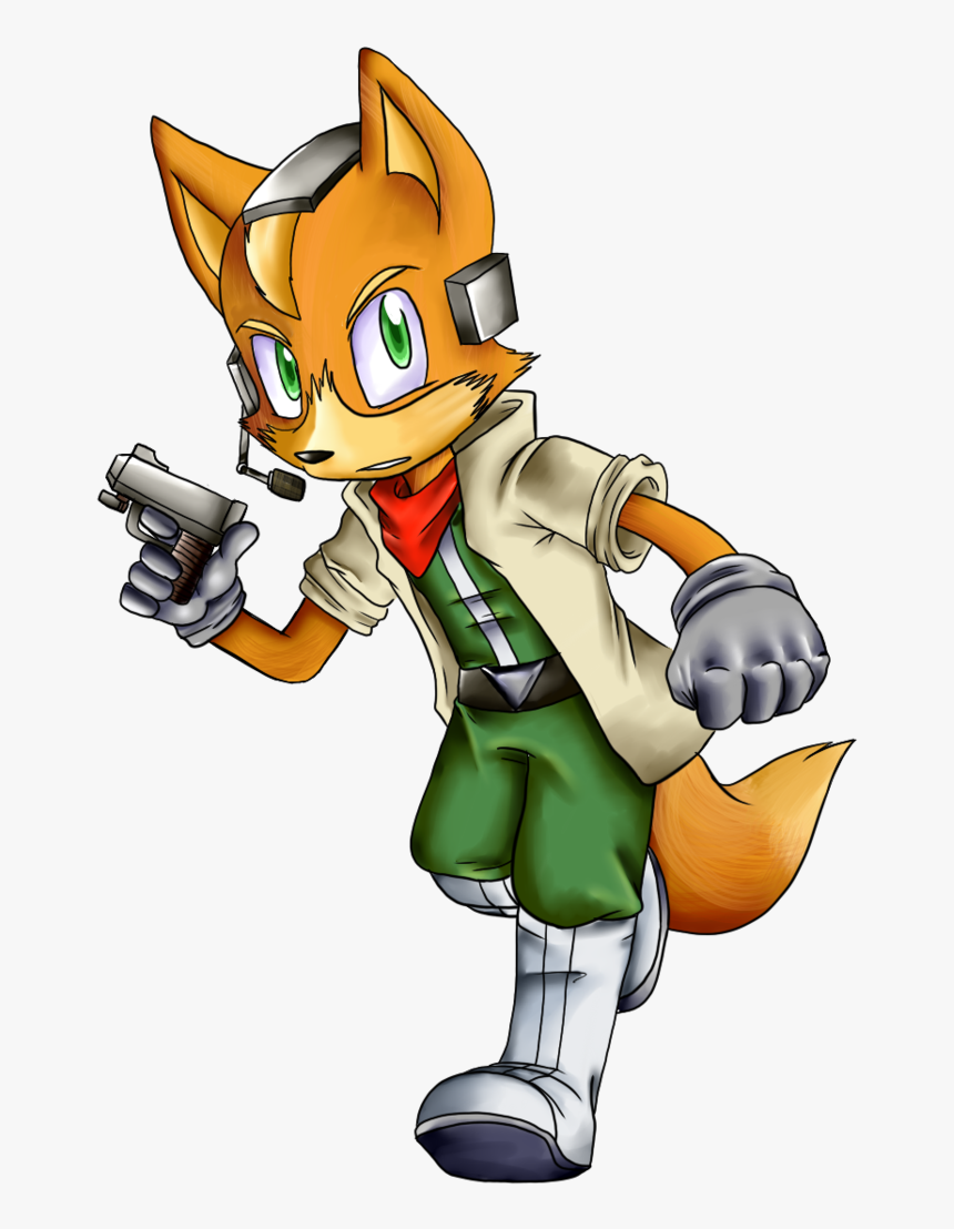 Fox Mcloud Character 2d, HD Png Download